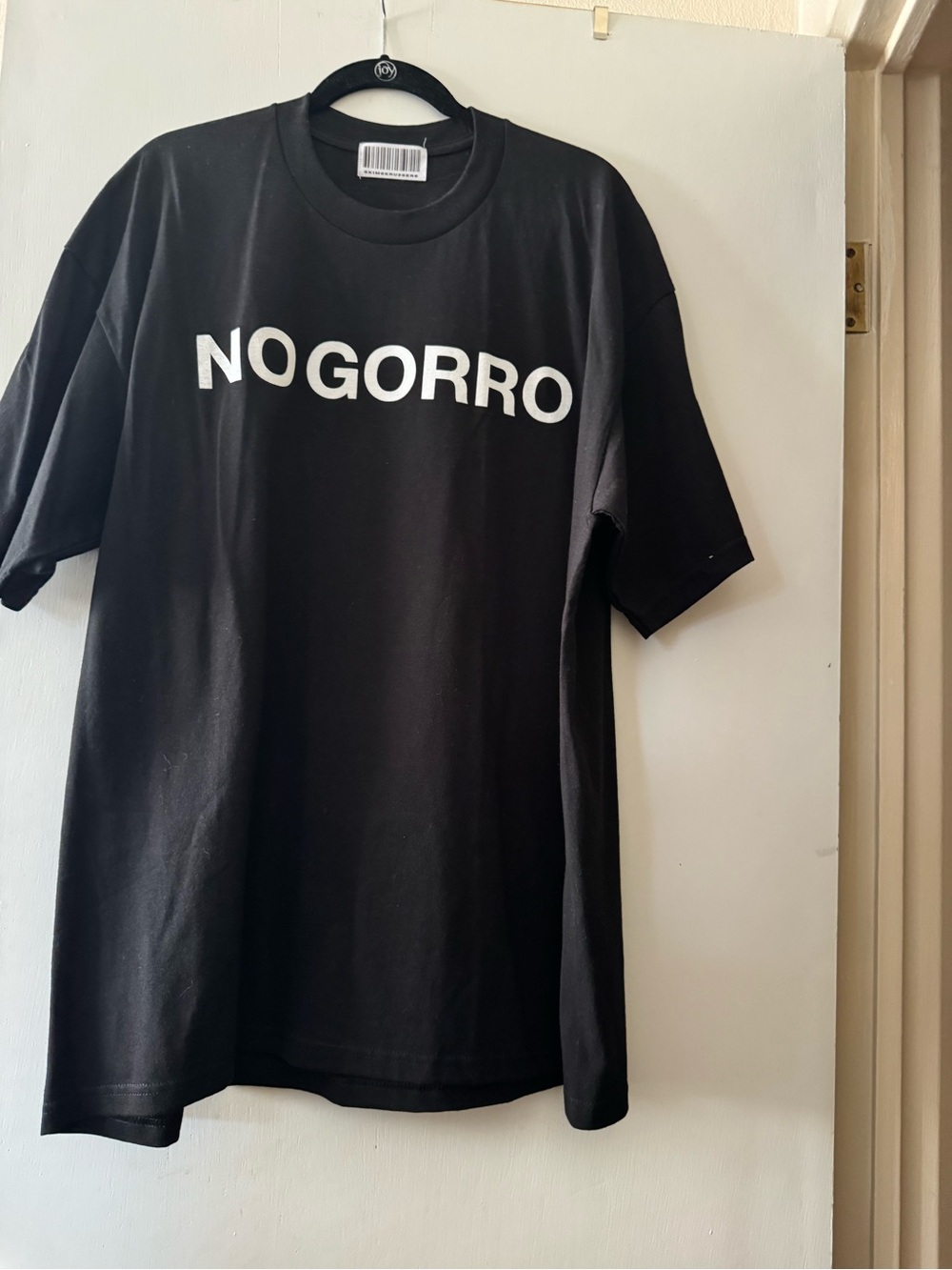 Kim Krueger Men's Black “No Gorro” Graphic Tee